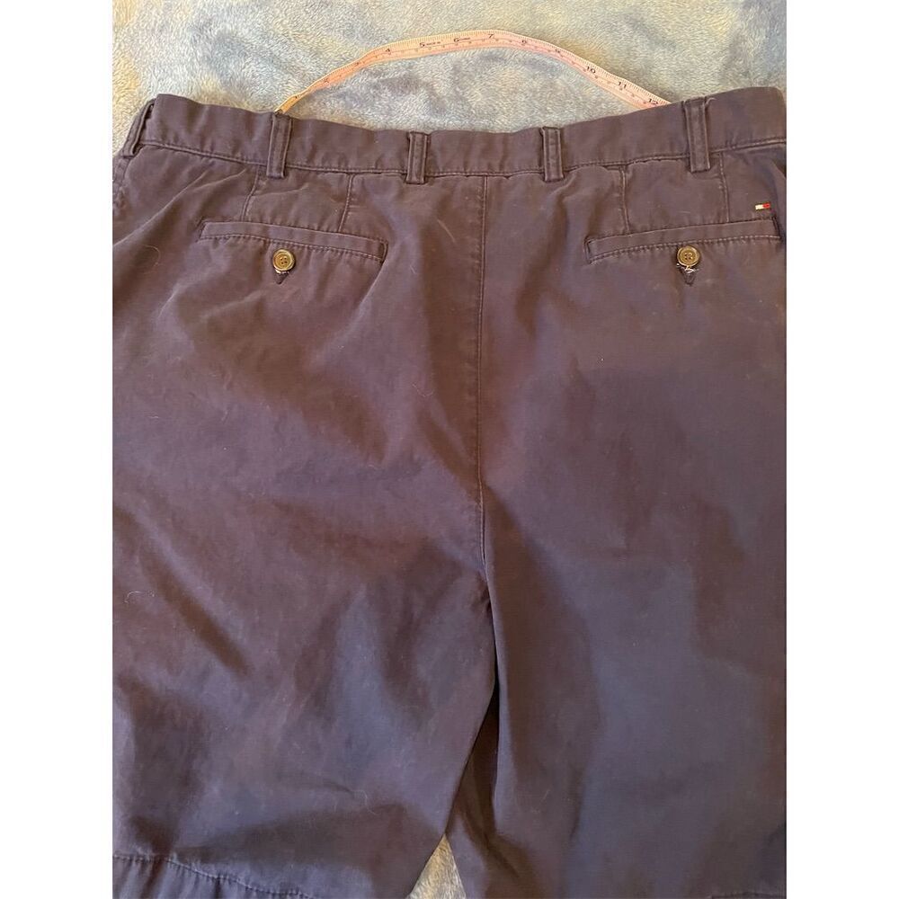 *3/$15 Tommy Hilfiger Men's Chino Shorts Size 40 NAVY Casual Solid - Picture 8 of 10